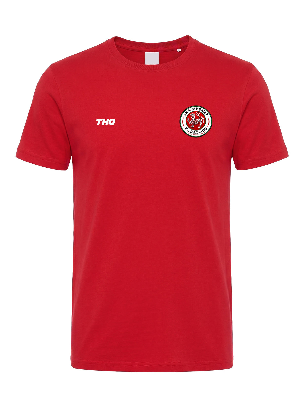 JKA Medway Karate-Do Adults Unisex Polyester Shirt - Red