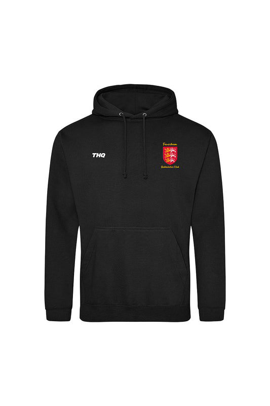 Faversham Badminton Adults Unisex Cotton Pullover Hoodie
