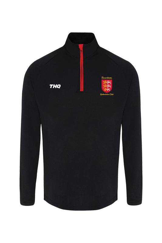 Faversham Badminton Female 1/4 Zip Top