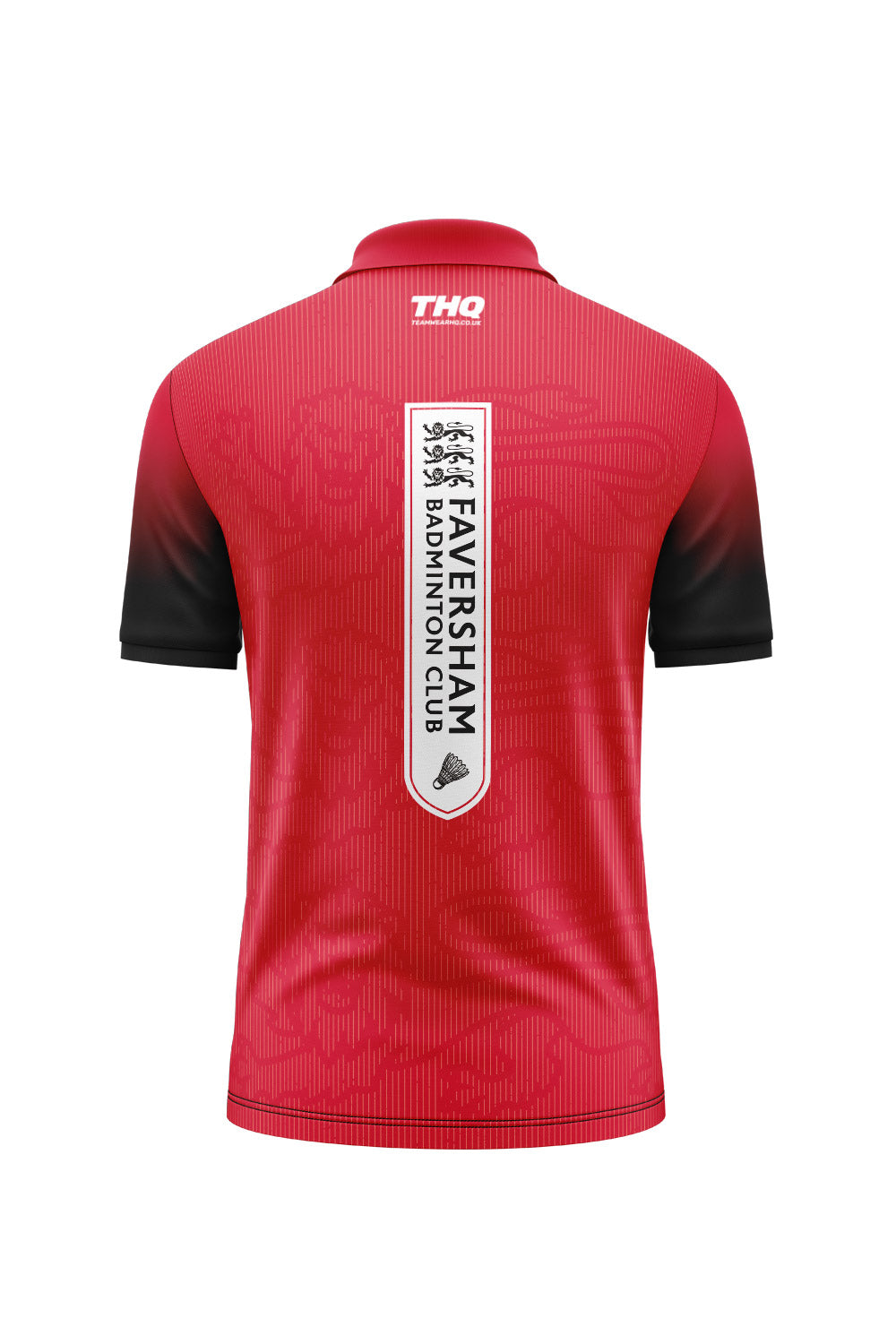 Faversham Badminton Unisex Polo Shirt - Red