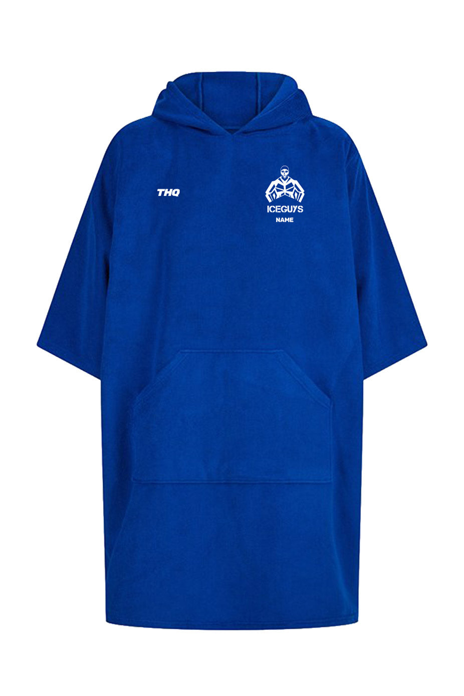 Iceguys Unisex Towelling Poncho - Royal Blue