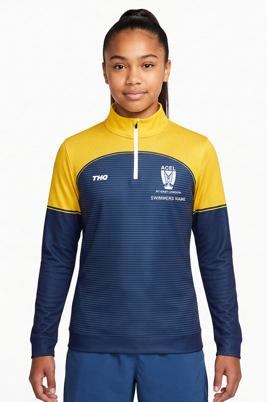 AC East London Female 1/4 Zip Top