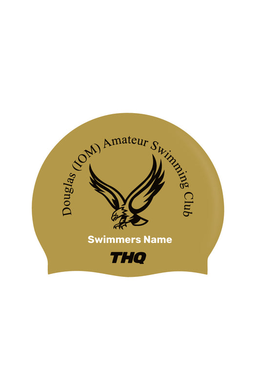 Seamless Silicone Swim Cap - Gold