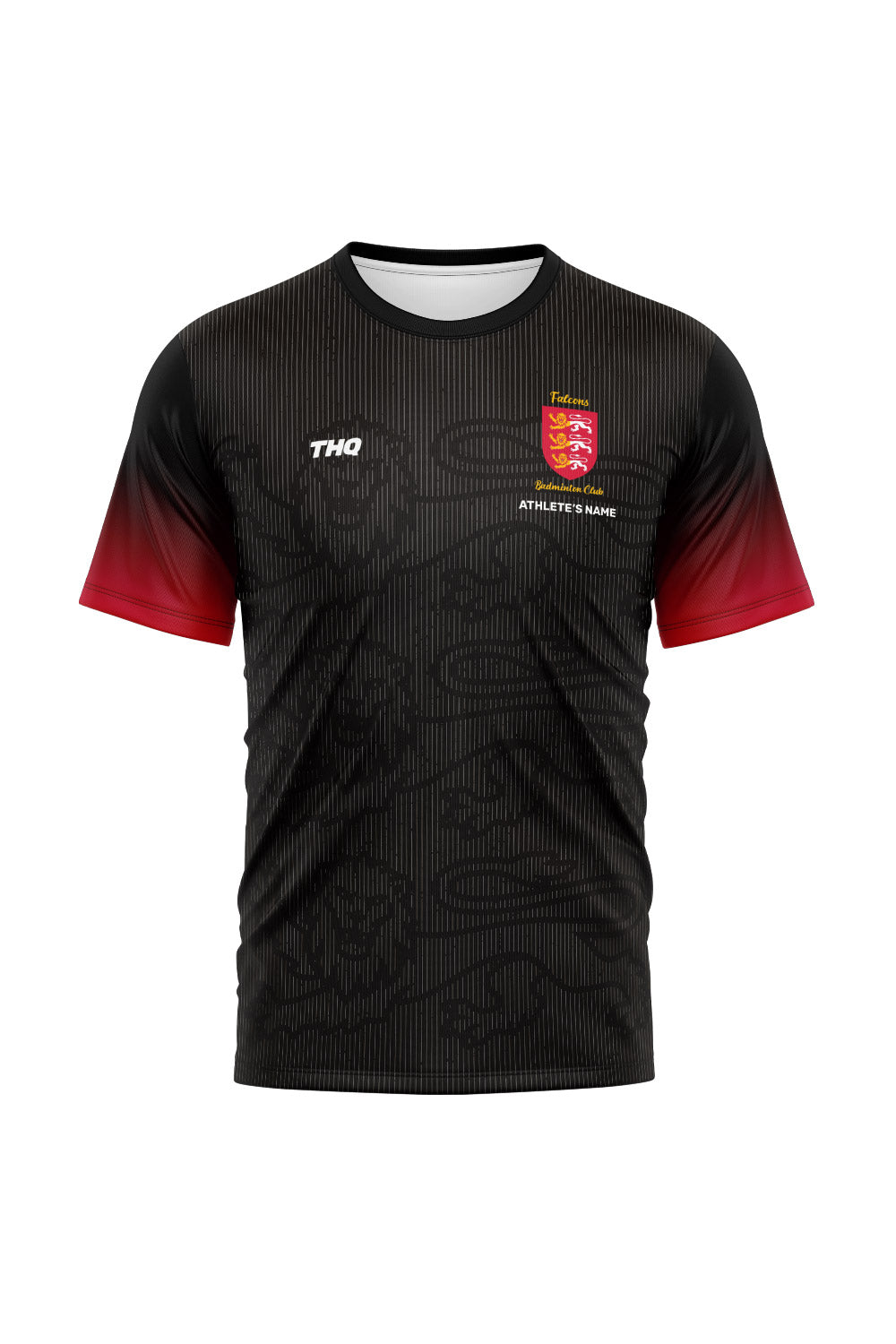 Falcons Badminton Unisex Shirt - Black