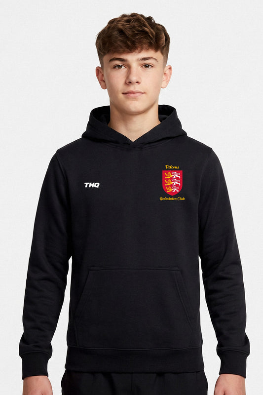 Falcons Badminton Kids Unisex Cotton Pullover Hoodie