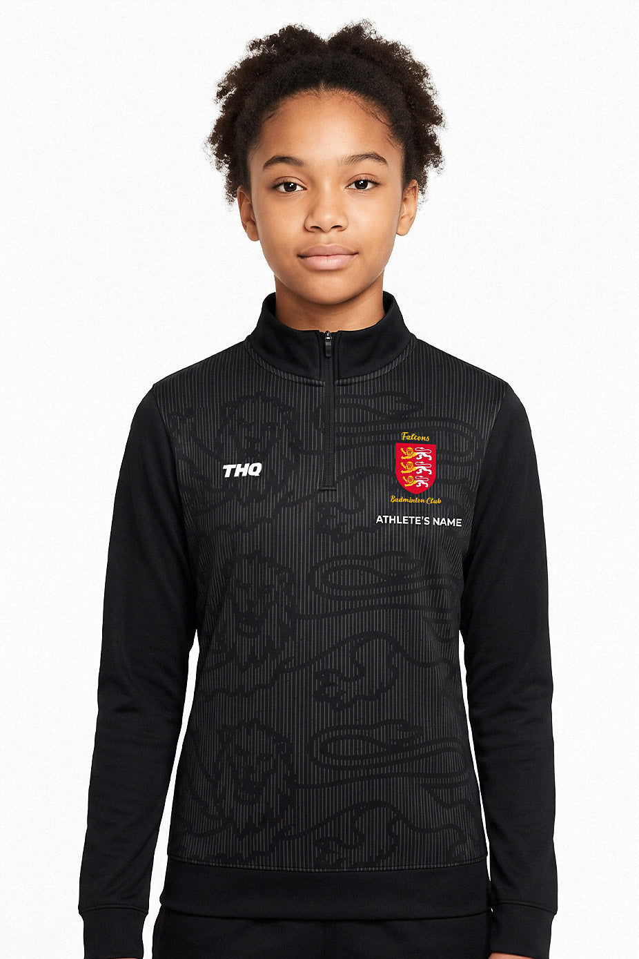 Falcons Badminton Unisex 1/4 Zip Top