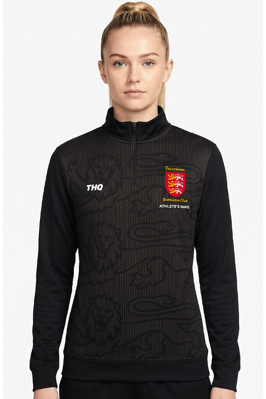 Faversham Badminton Female 1/4 Zip Top