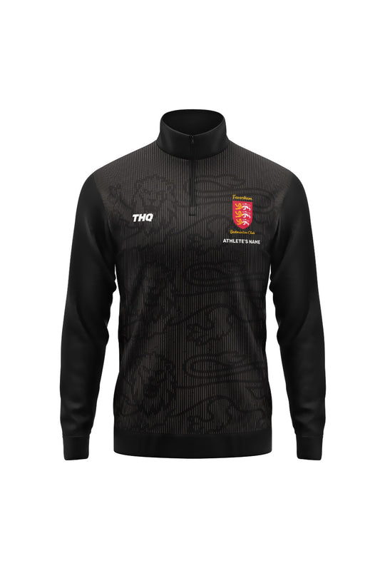 Faversham Badminton Female 1/4 Zip Top