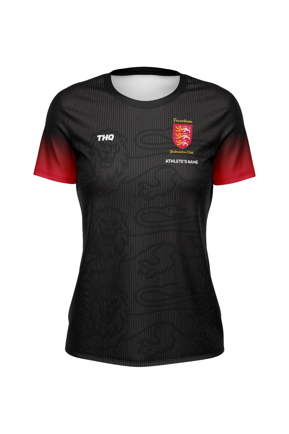Faversham Badminton Female Shirt - Black