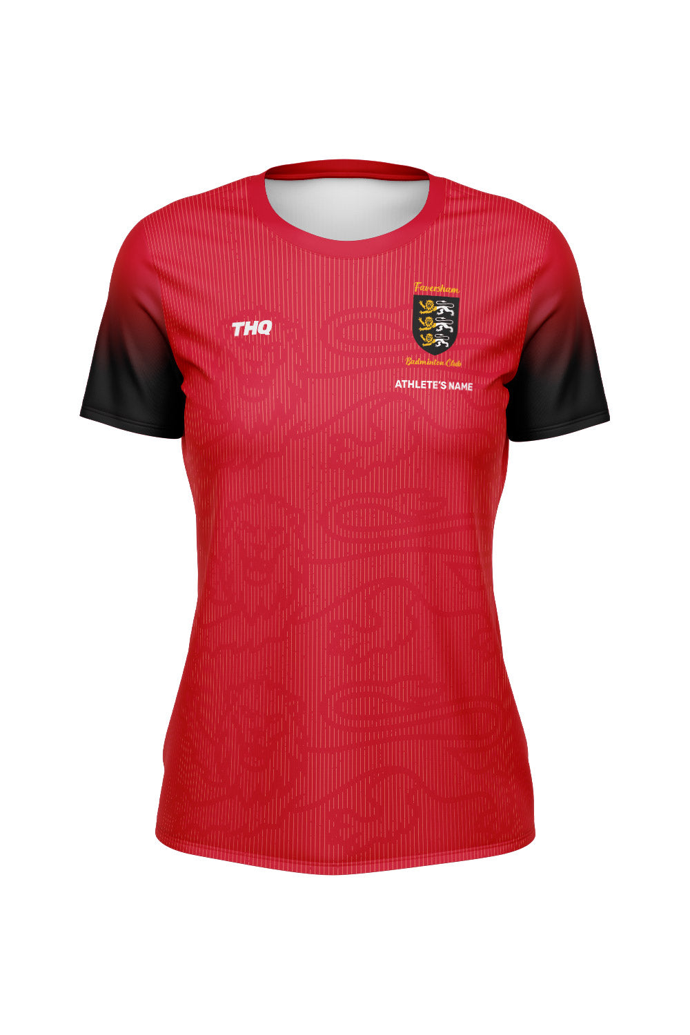 Faversham Badminton Female Shirt - Red
