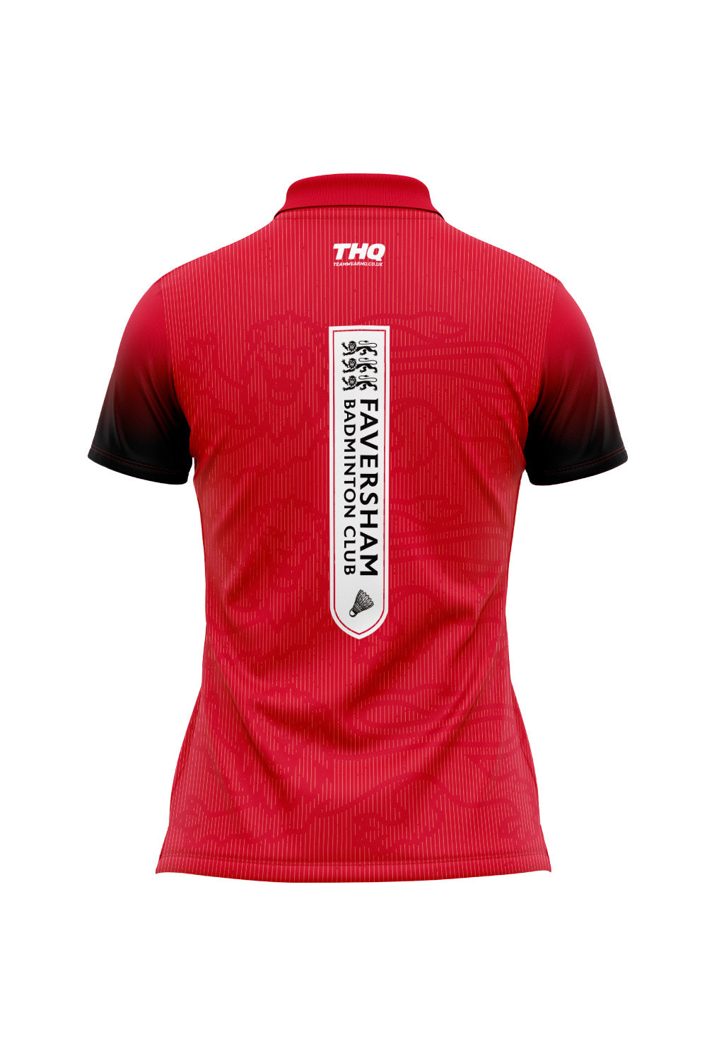 Faversham Badminton Female Polo Shirt - Red