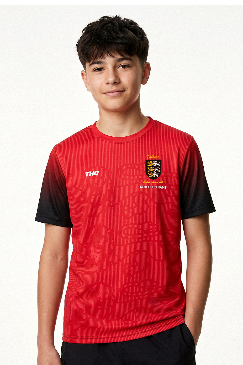 Falcons Badminton Unisex Shirt - Red