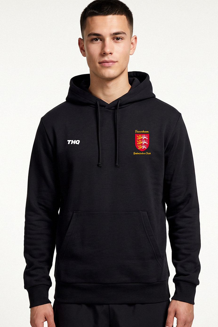 Faversham Badminton Adults Unisex Cotton Pullover Hoodie