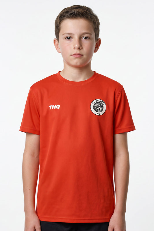 Flo Fitness Kids Unisex Polyester Shirt - Red