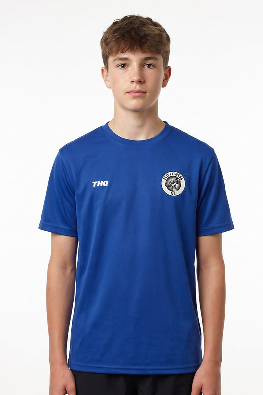 Flo Fitness Kids Unisex Polyester Shirt - Blue