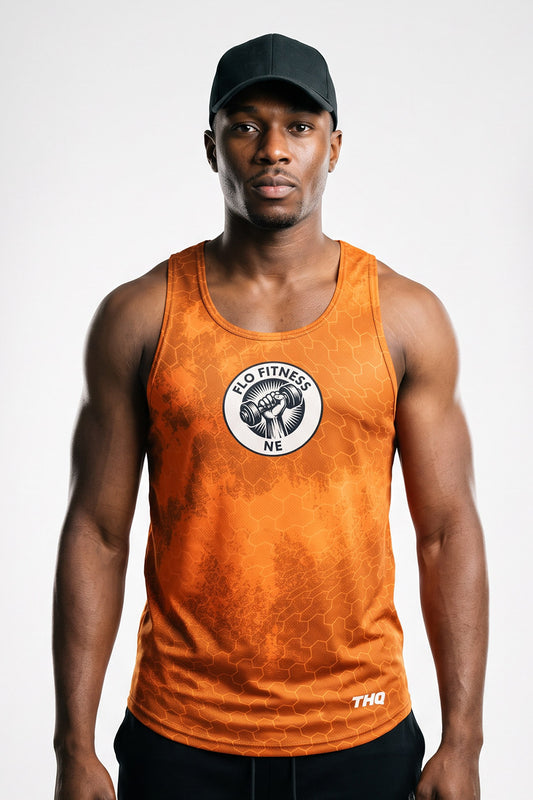 Flo Fitness Unisex Vest - Orange