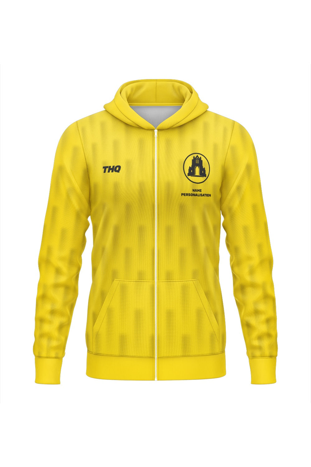 GASC Female Zipped Hoodie - Yellow