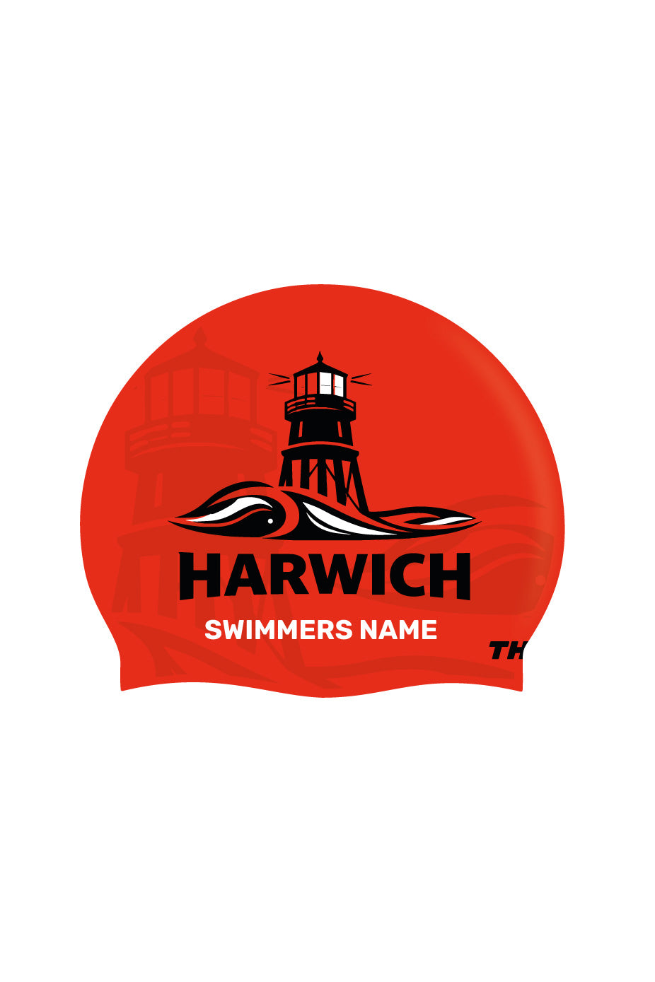 Harwich Silicone Swim Cap - Red