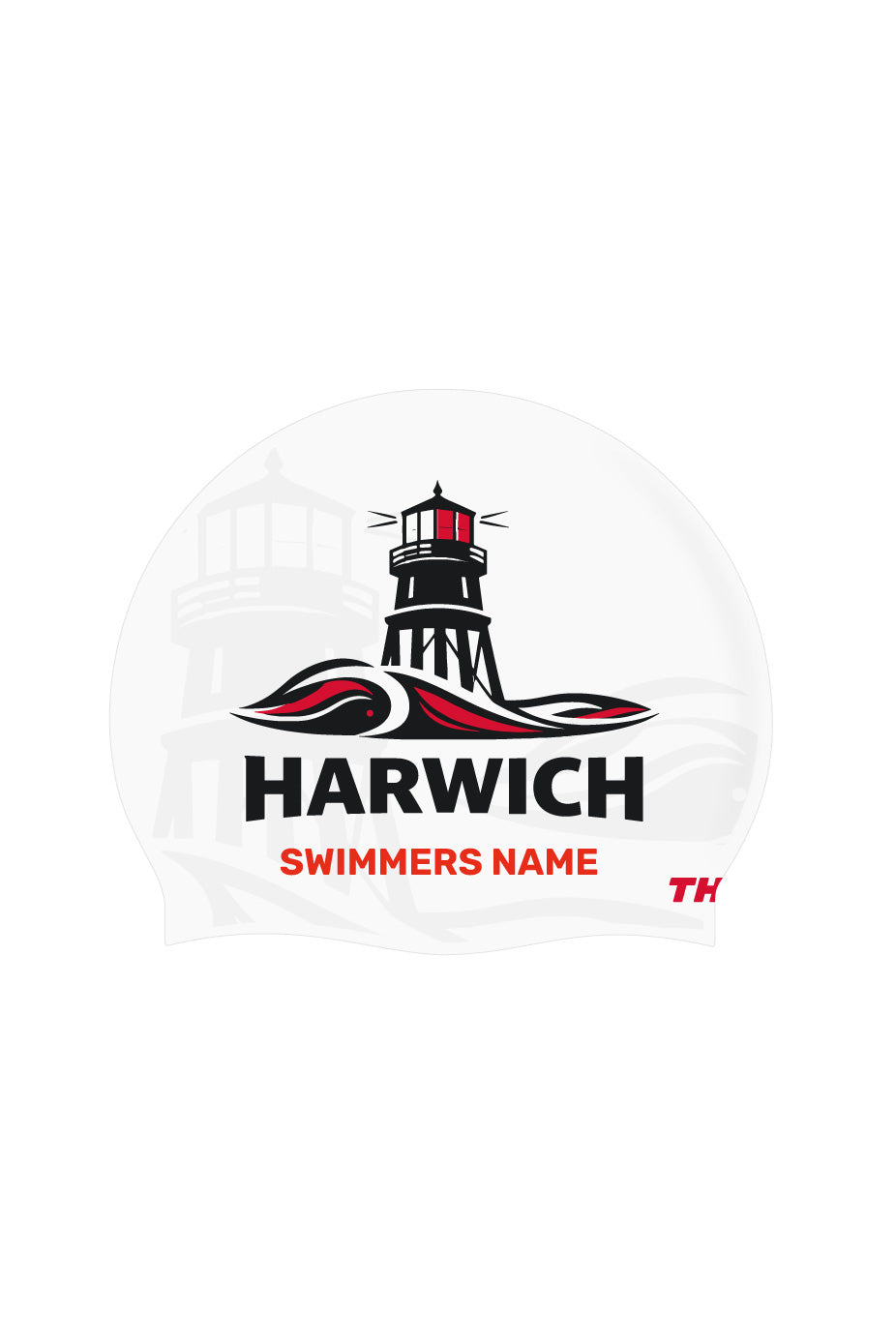 Harwich Silicone Swim Cap - White