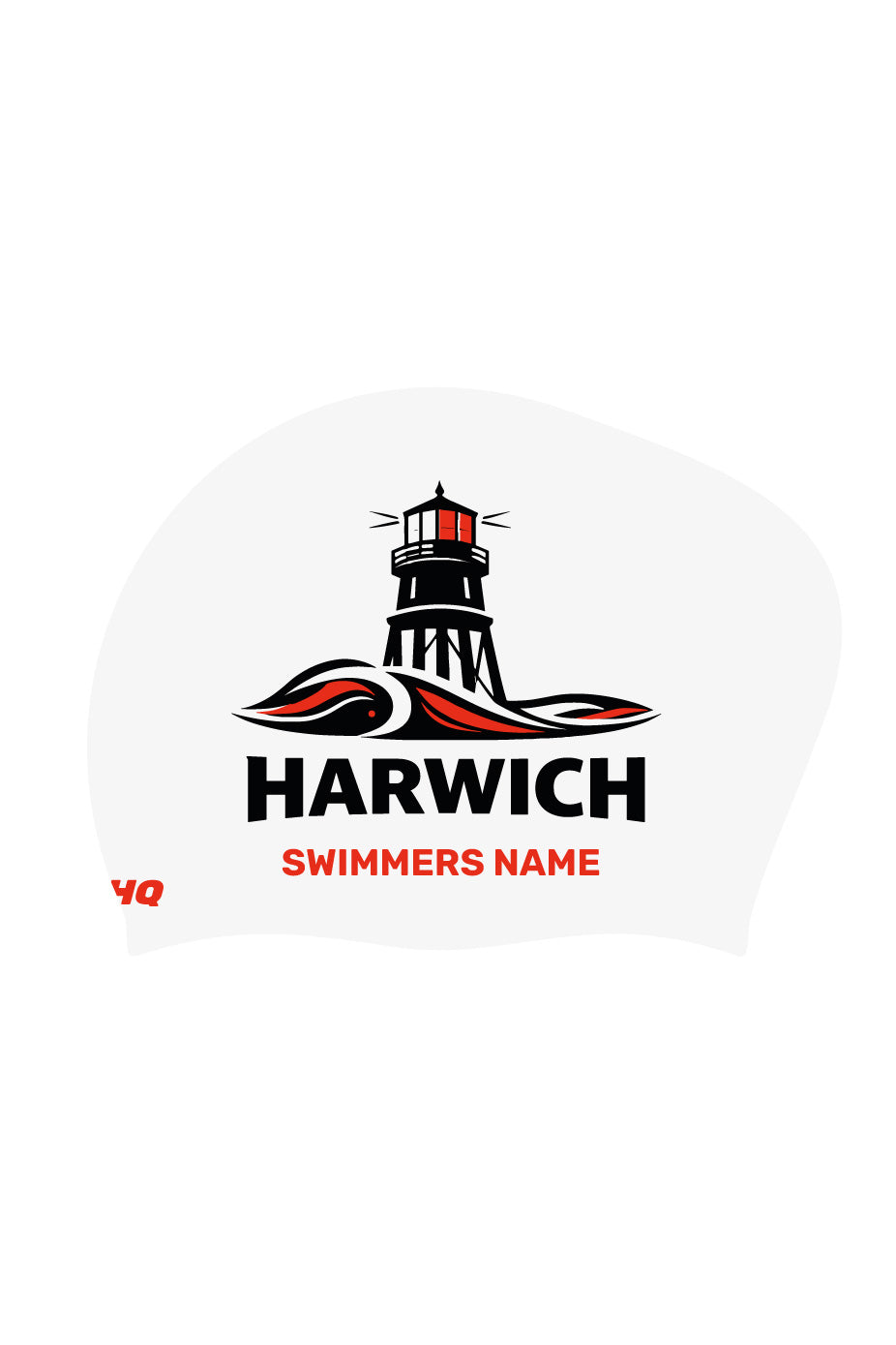 Harwich Silicone Long Hair Cap - White