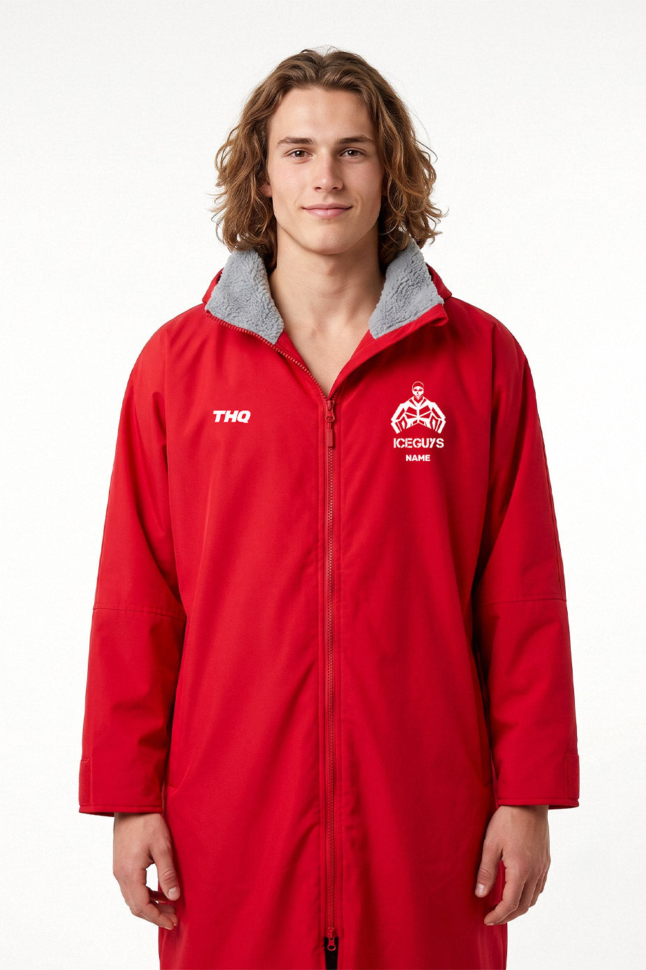 Iceguys Waterproof Changing Robe - Red