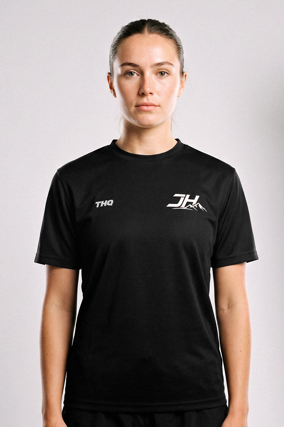 JH Coaching Adults Female Polyester Shirt - Black