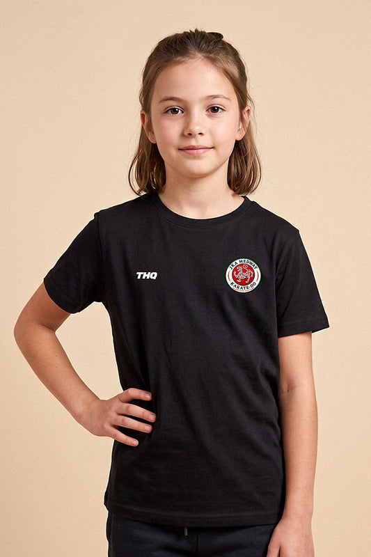 JKA Medway Karate-Do Kids Unisex Polyester Shirt - Black