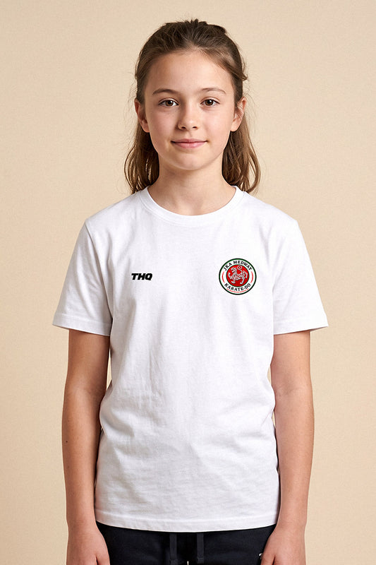 JKA Medway Karate-Do Kids Unisex Polyester Shirt - White
