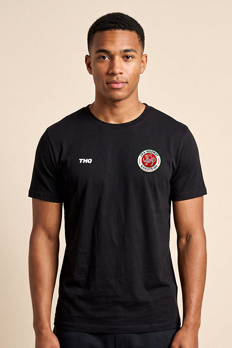 JKA Medway Karate-Do Adults Unisex Polyester Shirt - Black