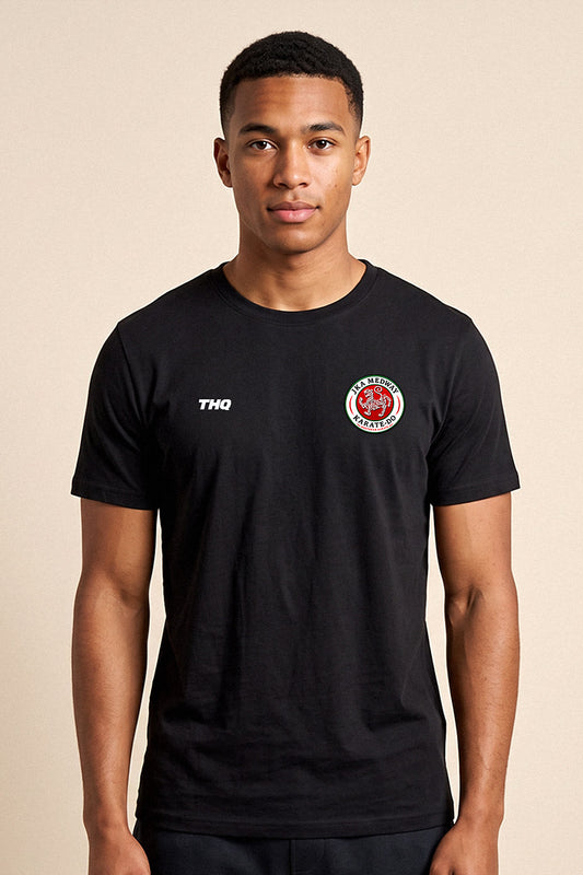 JKA Medway Karate-Do Adults Unisex Polyester Shirt - Black