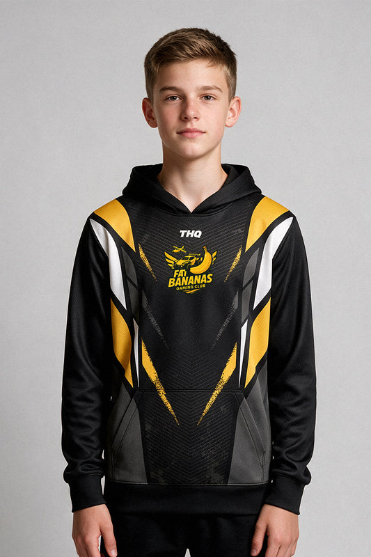 Fat Bananas Gaming Club – Unisex Performance Pullover Hoodie