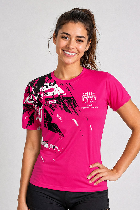 Run Bath Shirt – Design 1 – Female – Short Sleeve