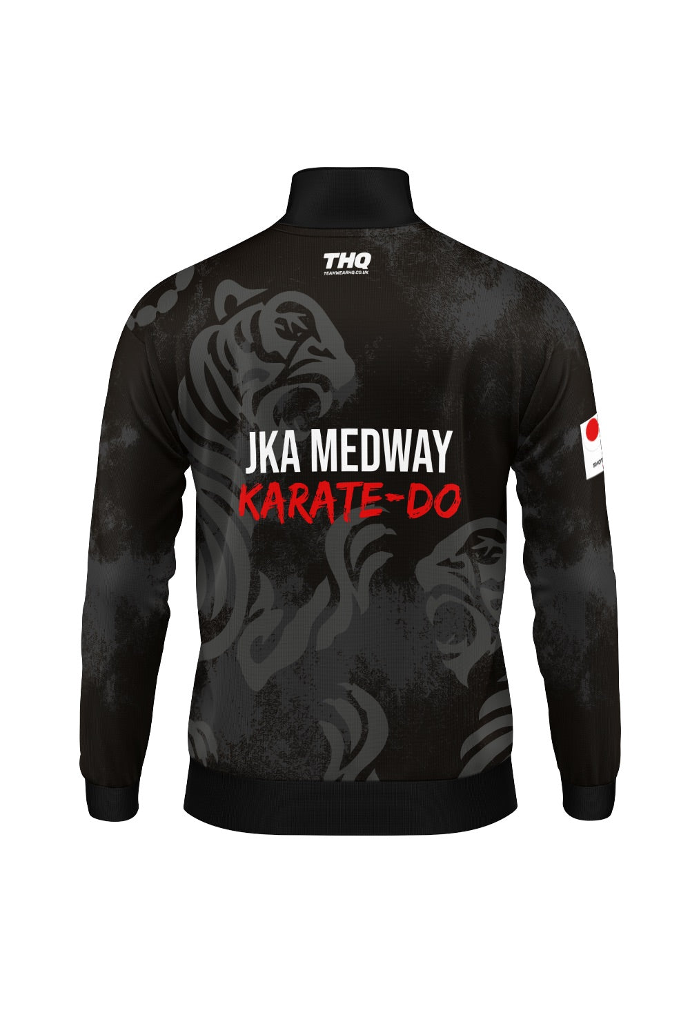 JKA Medway Karate-Do Custom Unisex Tracksuit Jacket - Black
