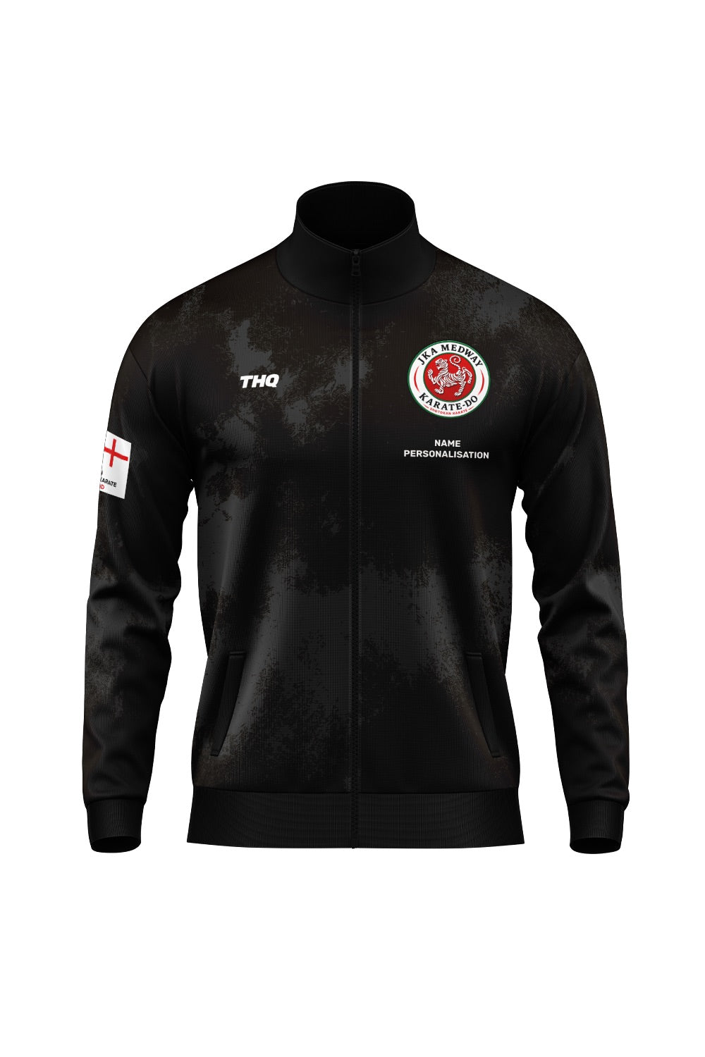 JKA Medway Karate-Do Custom Unisex Tracksuit Jacket - Black