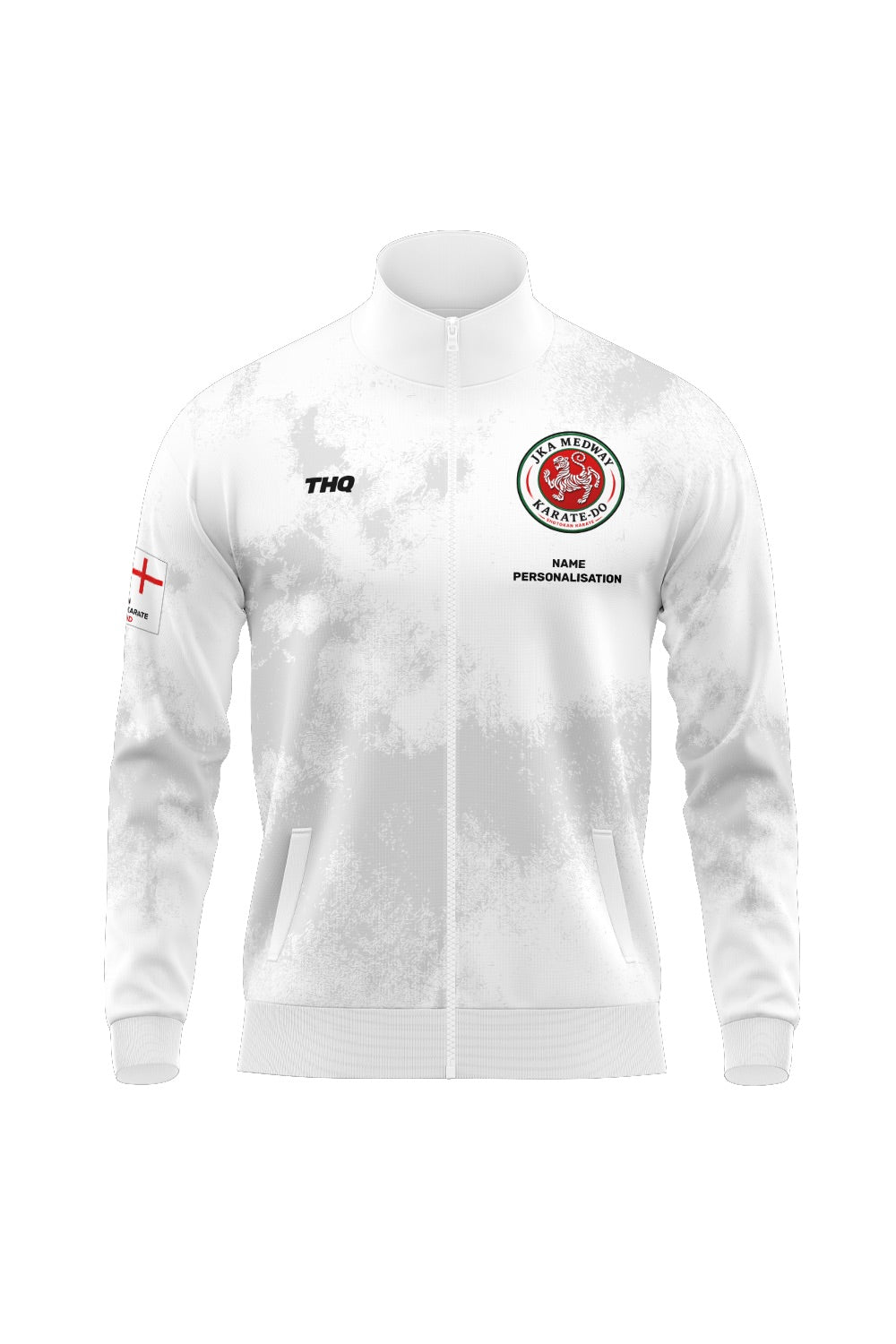 JKA Medway Karate-Do Custom Unisex Tracksuit Jacket - White